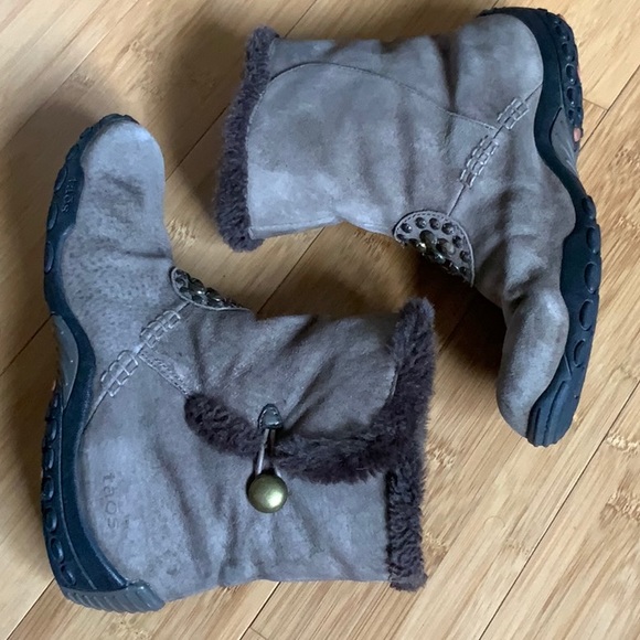 TAOS Light Brown Suede Bootie 8 - Picture 5 of 9